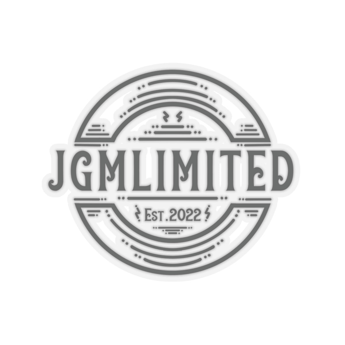 "Jgmlimited" Kiss-Cut Sticker