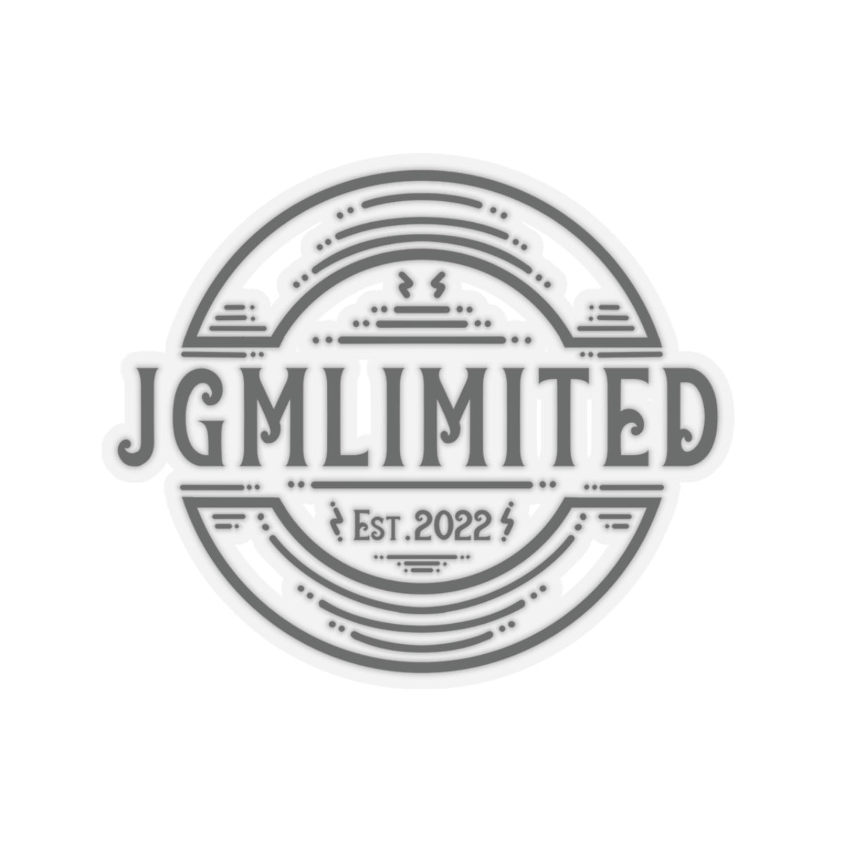 "Jgmlimited" Kiss-Cut Sticker
