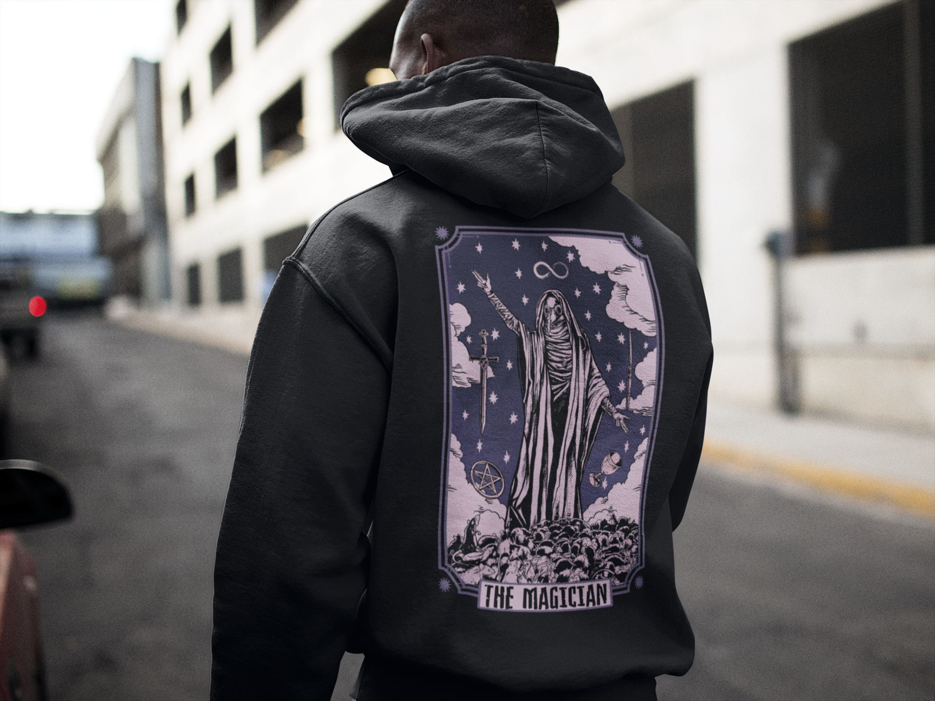 "The Magician Tarot Card" Champion Hoodie