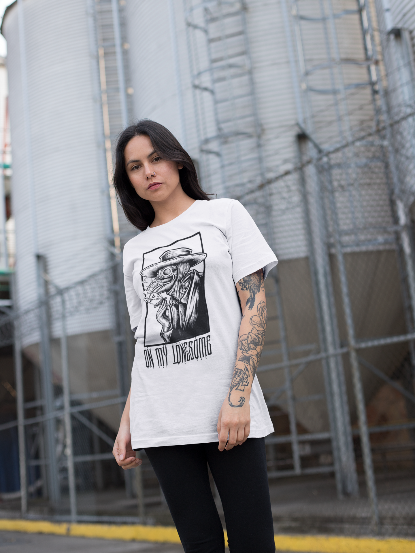 "On my Lonesome" Unisex Heavy Cotton Tee