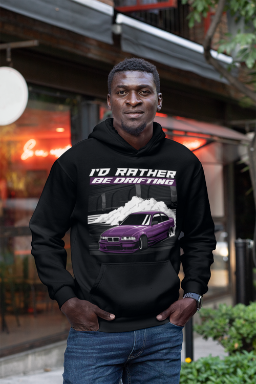 "I'd Rather Be Drifting" Hooded Sweatshirt