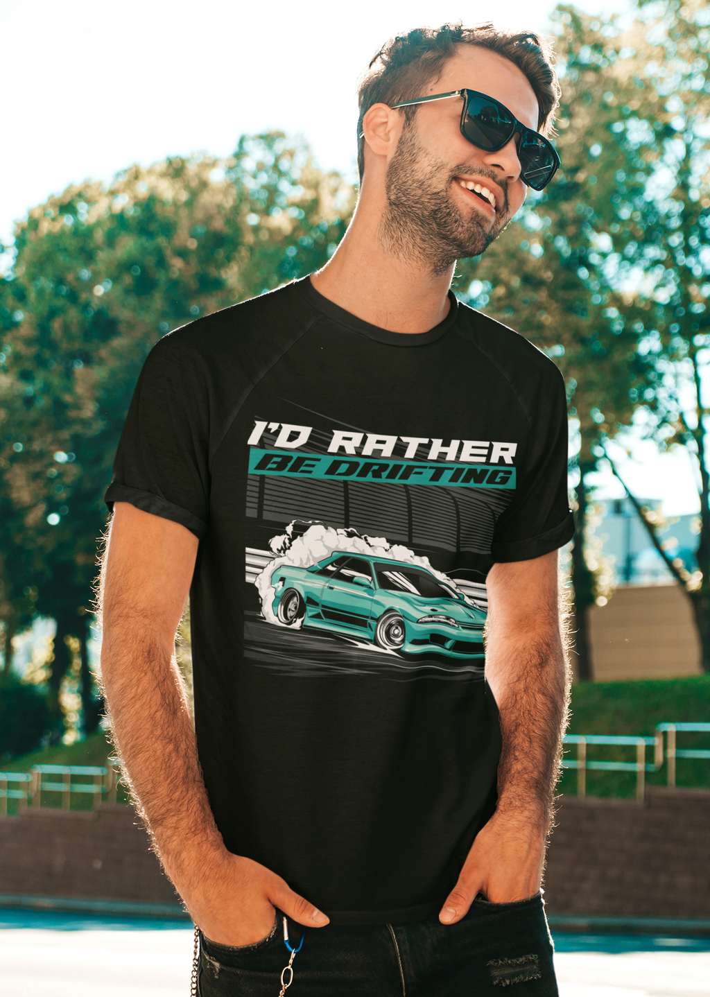 "I'd Rather Be Drifting" Unisex Ultra Cotton Tee