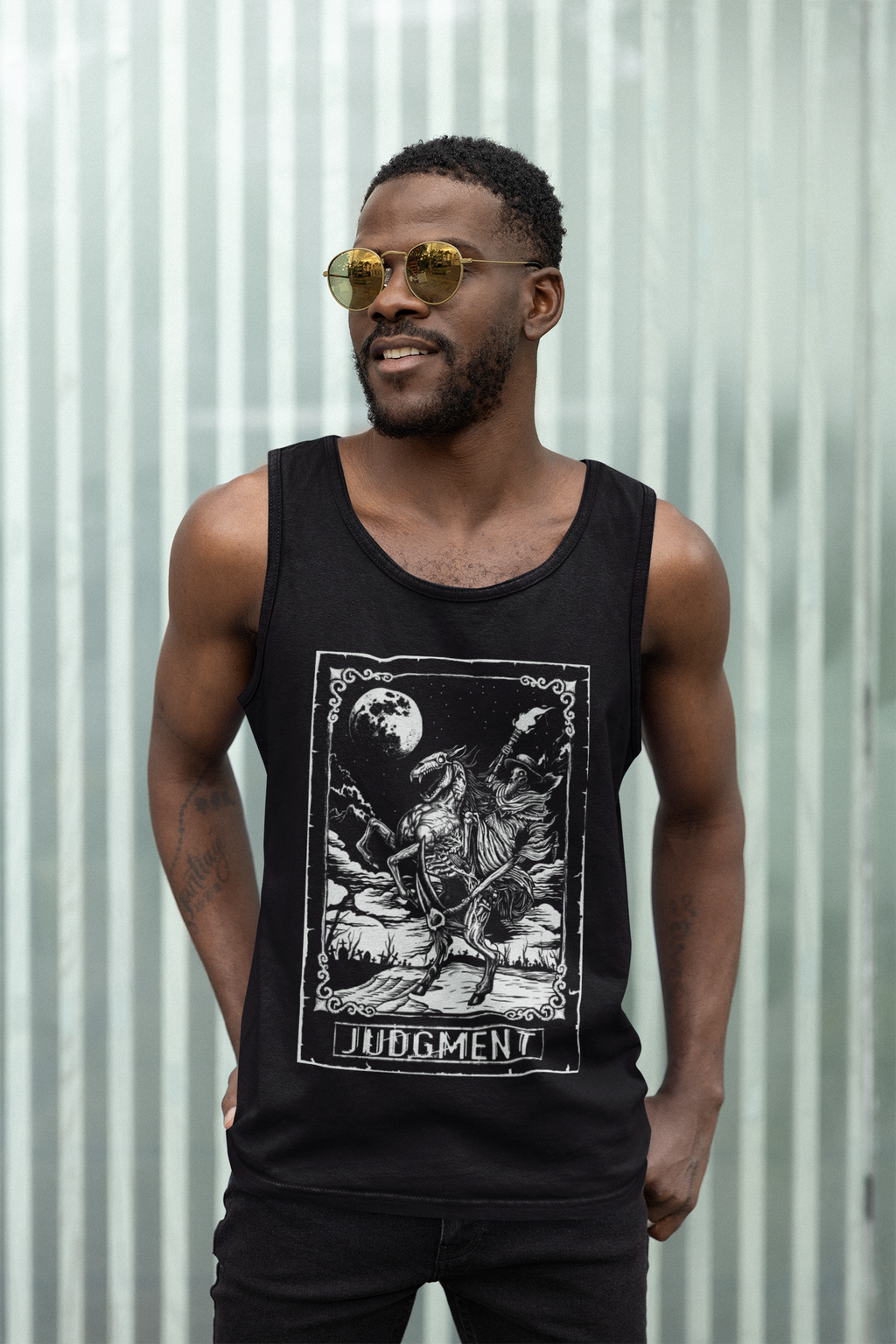 "Judgement Tarot Card "Unisex Heavy Cotton Tank Top