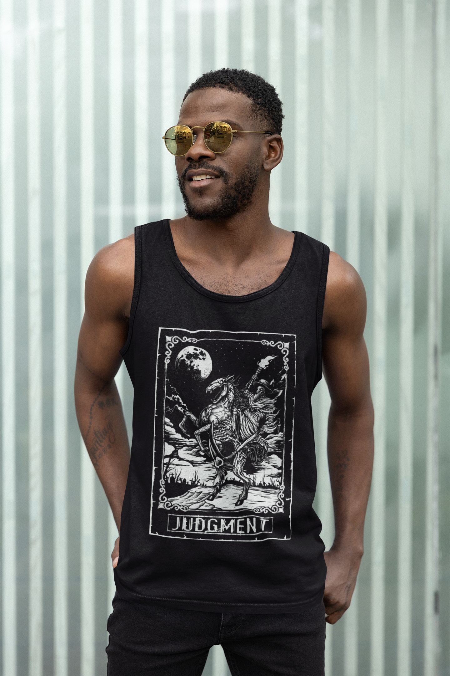 "Judgement Tarot Card "Unisex Heavy Cotton Tank Top